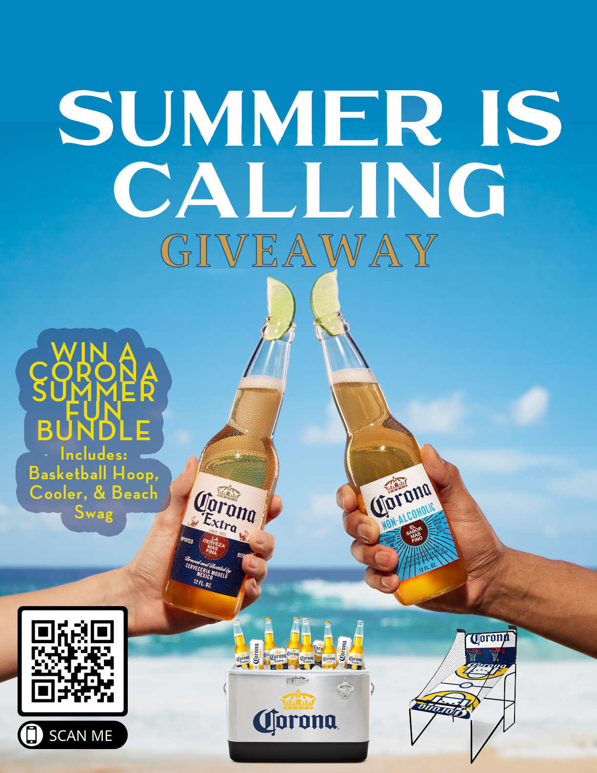 Summer is calling with Corona and Corona Zero Team Cone Beverage