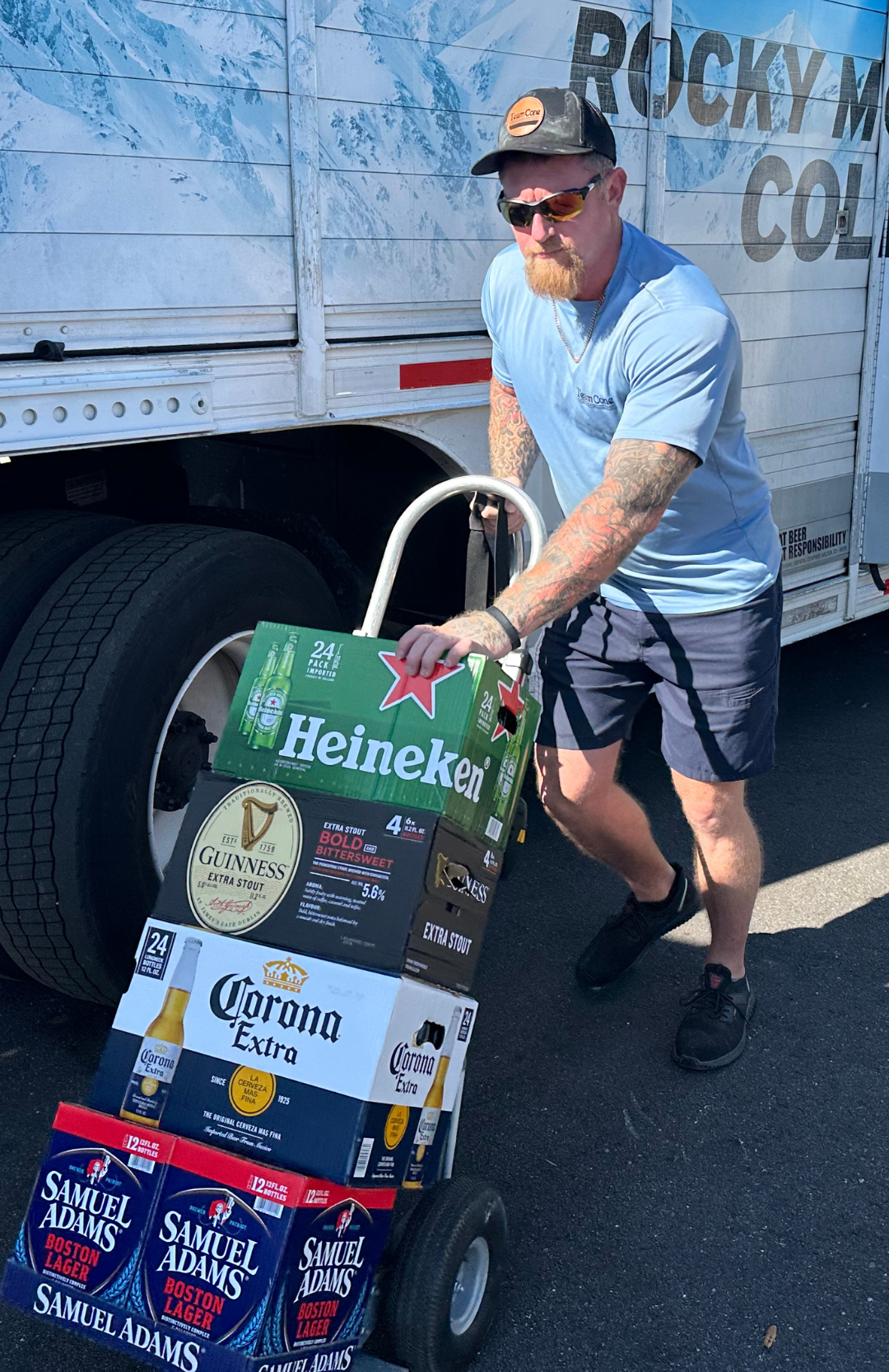 Driver Delivering Beer